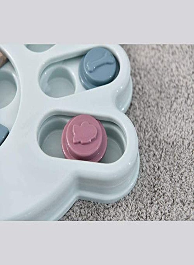 Pet Guard Dog Puzzle Feeder Toy, Durable Puppy Treats Dispenser Interactive Toys Slow Feeding, Cat Brain Games Training for Boredom Paw Shap - Image 4